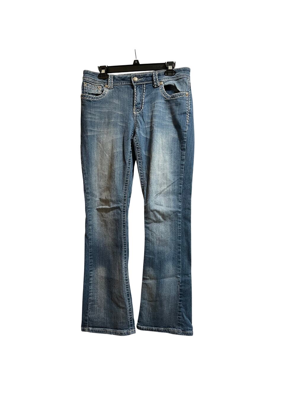 Suko Jeans Size 8 Embellished Straight Leg Jeans - Y2K